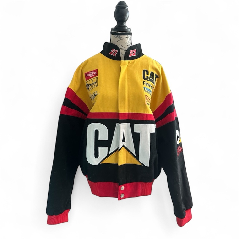 Nascar Yellow and Black Racing Jacket